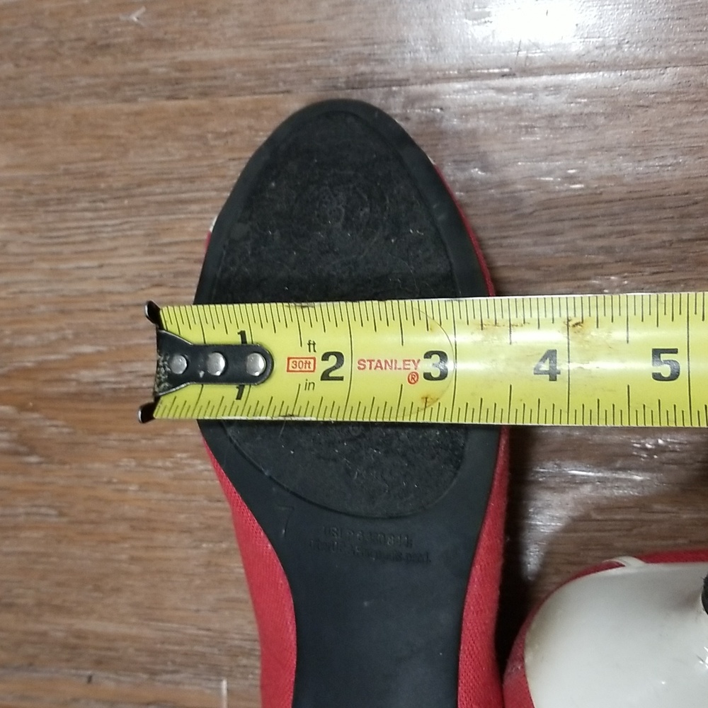 (7M) Nine West Canvas Buckle Accent Office Workwear Casual Sailor Nautical - Picture 10 of 15